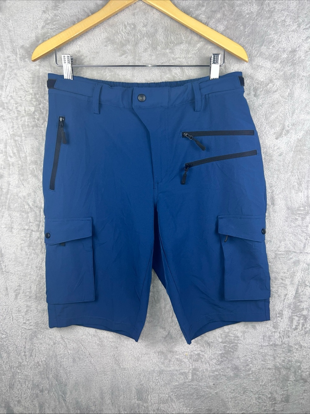 MTB Biking/Cycling Cargo Shorts Blue - Size L 32 - Excellent Condition